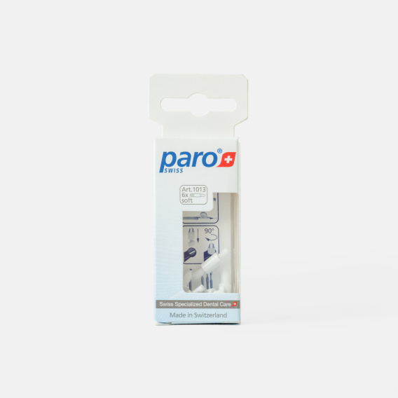Сменные насадки Paro Interspace Brush F, мягкие, белые (6 шт) фото 1
